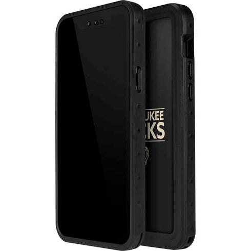 NBA Milwaukee Bucks Standard - Black iPhone 14 Pro Max Waterproof Case