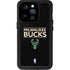 NBA Milwaukee Bucks Standard - Black iPhone 14 Pro Waterproof Case