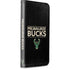 NBA Milwaukee Bucks Standard - Black iPhone 15 Pro Folio Case