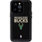 NBA Milwaukee Bucks Standard - Black iPhone 15 Pro Waterproof Case