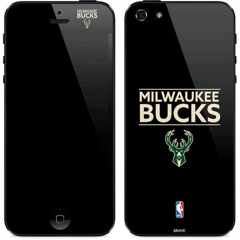 NBA Milwaukee Bucks Standard - Black iPhone 5/5s/5SE Skin