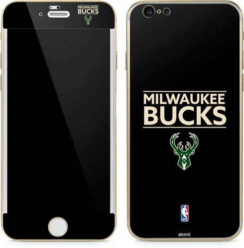 NBA Milwaukee Bucks Standard - Black iPhone 6/6s Skin