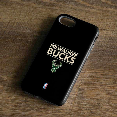 NBA Milwaukee Bucks Standard - Black iPhone 7 Pro Case