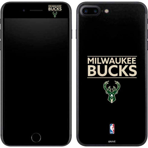 NBA Milwaukee Bucks Standard - Black iPhone 8 Plus Skin