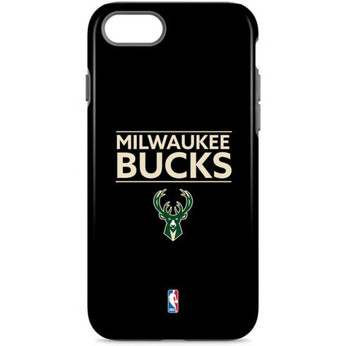 NBA Milwaukee Bucks Standard - Black iPhone 8 Pro Case