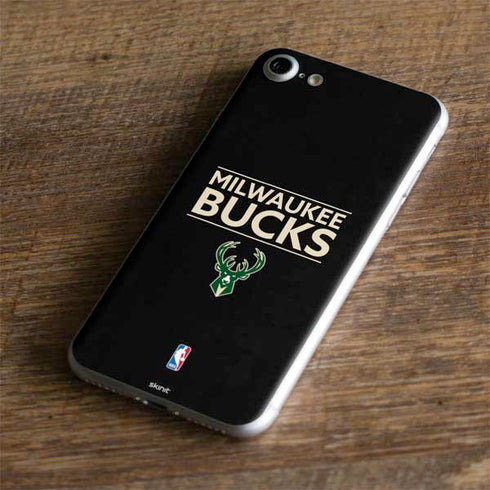 NBA Milwaukee Bucks Standard - Black iPhone 8 Skin