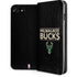 NBA Milwaukee Bucks Standard - Black iPhone SE (2nd & 3rd Gen) Folio Case