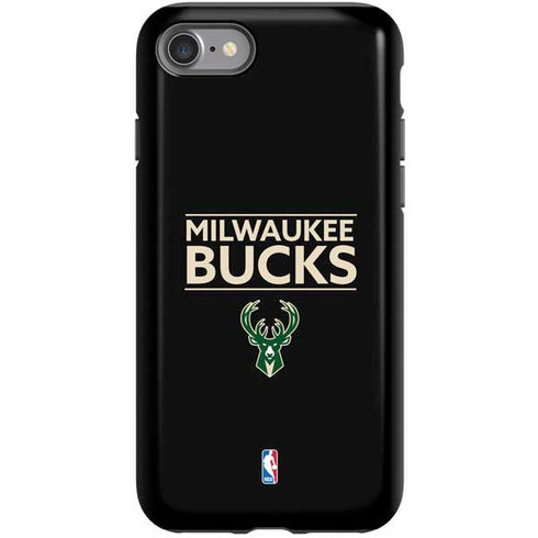 NBA Milwaukee Bucks Standard - Black iPhone SE (2nd & 3rd Gen) Pro Case