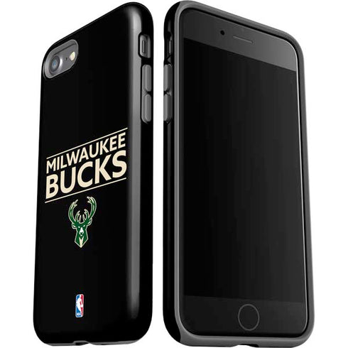 NBA Milwaukee Bucks Standard - Black iPhone SE (2nd & 3rd Gen) Pro Case