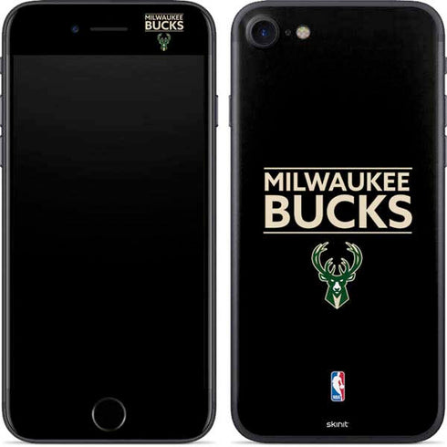 NBA Milwaukee Bucks Standard - Black iPhone SE (2nd & 3rd Gen) Skin