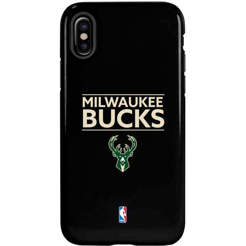 NBA Milwaukee Bucks Standard - Black iPhone X Pro Case