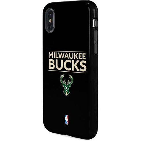NBA Milwaukee Bucks Standard - Black iPhone X Pro Case