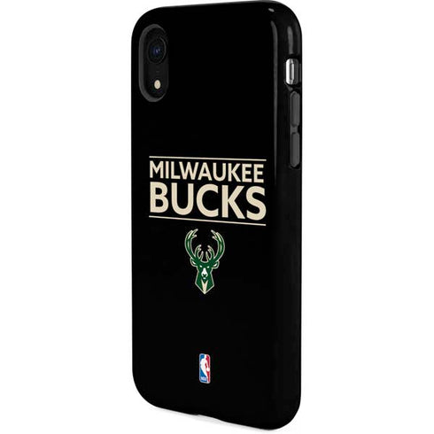 NBA Milwaukee Bucks Standard - Black iPhone XR Pro Case