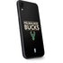 NBA Milwaukee Bucks Standard - Black iPhone XR Skin