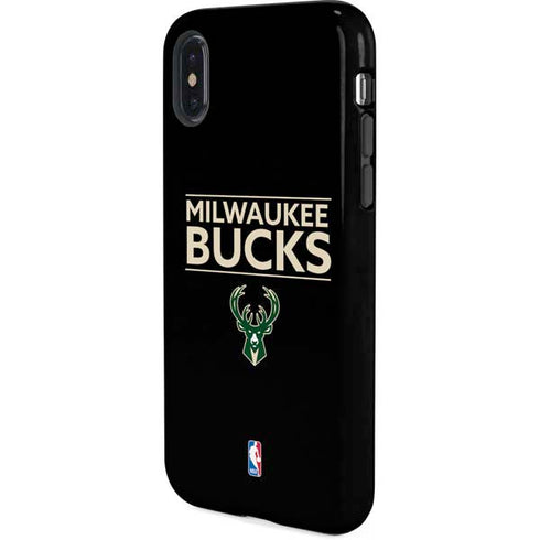 NBA Milwaukee Bucks Standard - Black iPhone XS Pro Case