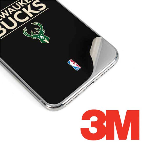 NBA Milwaukee Bucks Standard - Black iPhone XS Skin