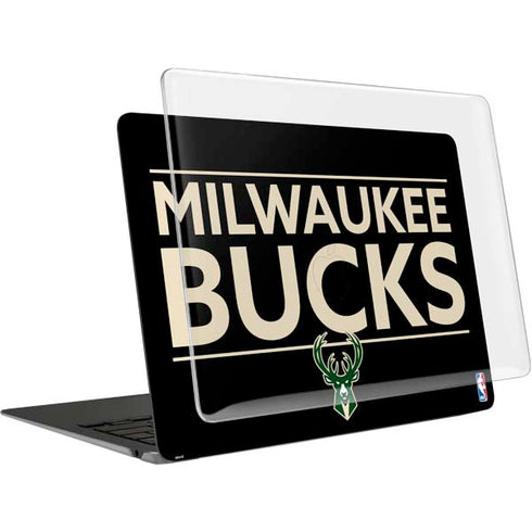 NBA Milwaukee Bucks Standard - Black MacBook Air 13in (2020) Case plus Skin