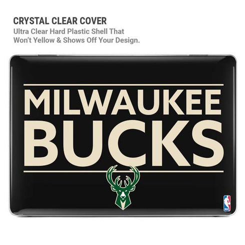 NBA Milwaukee Bucks Standard - Black MacBook Air 13in M1 (2021) Case plus Skin
