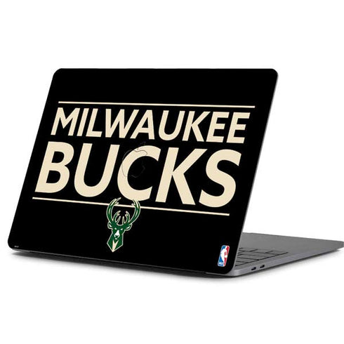 NBA Milwaukee Bucks Standard - Black Apple MacBook Pro 13-inch Skin