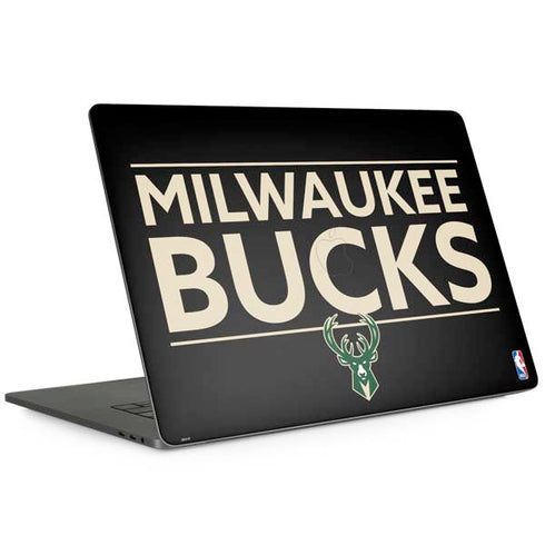 NBA Milwaukee Bucks Standard - Black Apple MacBook Pro 15-inch Skin