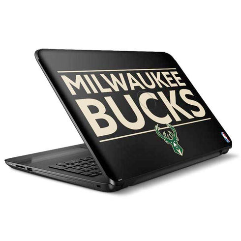 NBA Milwaukee Bucks Standard - Black HP Notebook Skin