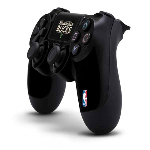 NBA Milwaukee Bucks Standard - Black PS4 Controller Skin