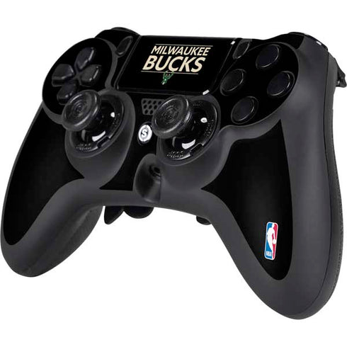 NBA Milwaukee Bucks Standard - Black PS4/PC SCUF Impact Controller Skin