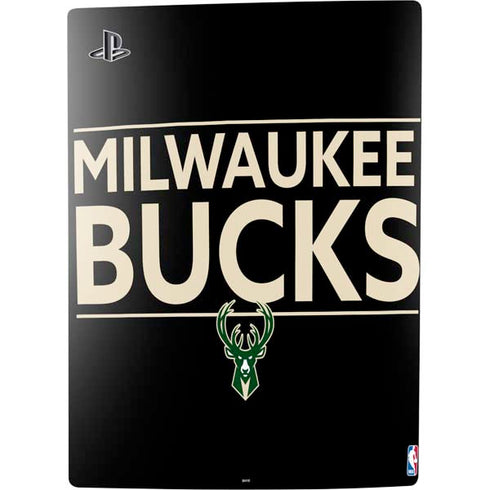 NBA Milwaukee Bucks Standard - Black PS5 Bundle Skin