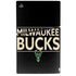 NBA Milwaukee Bucks Standard - Black PS5 Slim Disk Console Skin