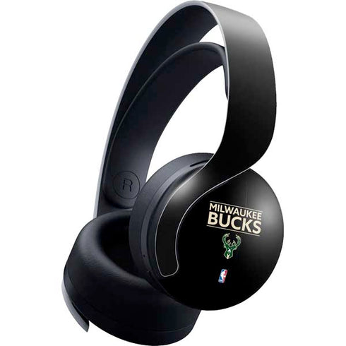 NBA Milwaukee Bucks Standard - Black PULSE 3D Wireless Headset for PS5 Skin