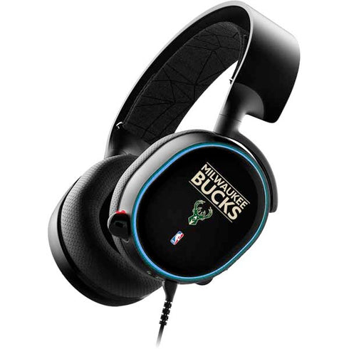NBA Milwaukee Bucks Standard - Black SteelSeries Arctis 3 Skin