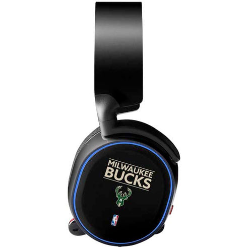 NBA Milwaukee Bucks Standard - Black SteelSeries Arctis 3 Skin