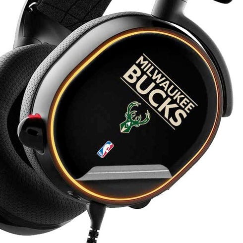NBA Milwaukee Bucks Standard - Black SteelSeries Arctis 3 Skin