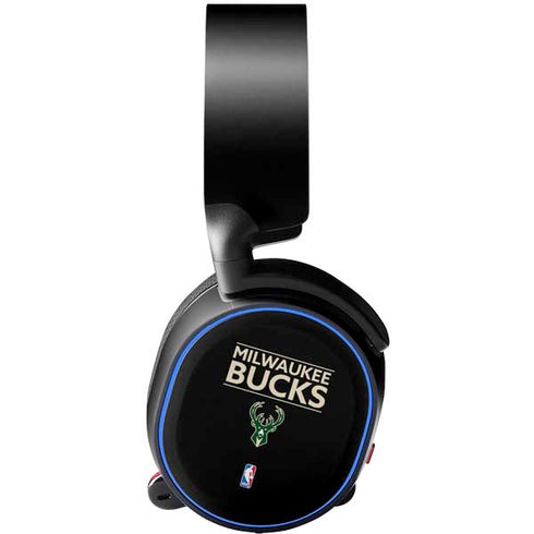 NBA Milwaukee Bucks Standard - Black SteelSeries Arctis 5 Skin