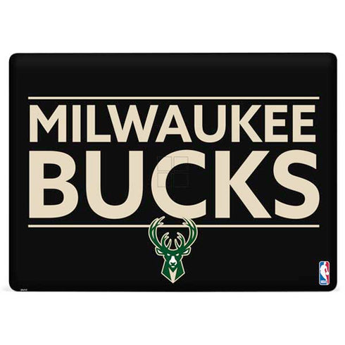NBA Milwaukee Bucks Standard - Black Surface Laptop 2 Skin