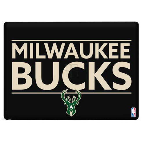 NBA Milwaukee Bucks Standard - Black Surface Laptop 3 13.5in Skin