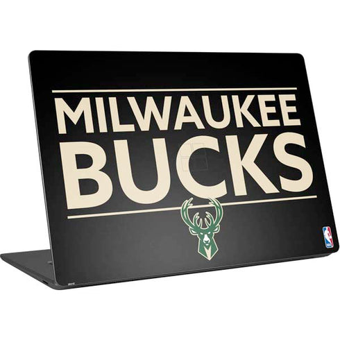 NBA Milwaukee Bucks Standard - Black Surface Laptop 4 15in Skin