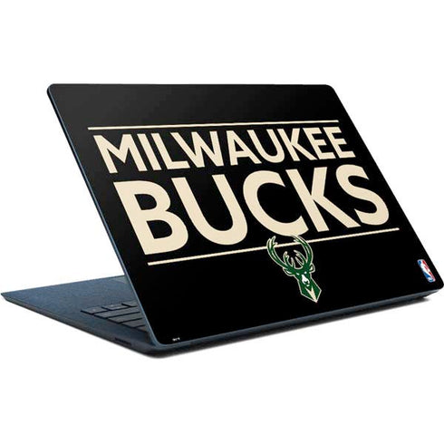 NBA Milwaukee Bucks Standard - Black Surface Laptop Skin