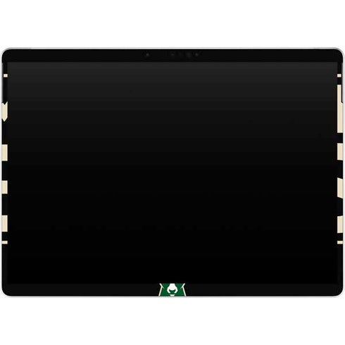 NBA Milwaukee Bucks Standard - Black Surface Pro 8 Skin
