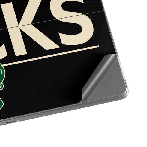 NBA Milwaukee Bucks Standard - Black Surface Pro 8 Skin