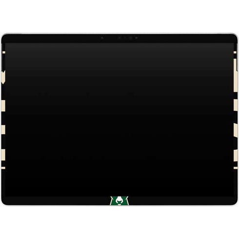 NBA Milwaukee Bucks Standard - Black Surface Pro 9 Skin