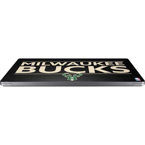 NBA Milwaukee Bucks Standard - Black Universal Laptop 12in (9.8 x 6.8in) Skin