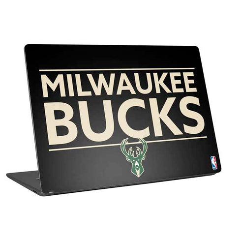 NBA Milwaukee Bucks Standard - Black Universal Laptop 14in (11.4 x 8.2in) Skin