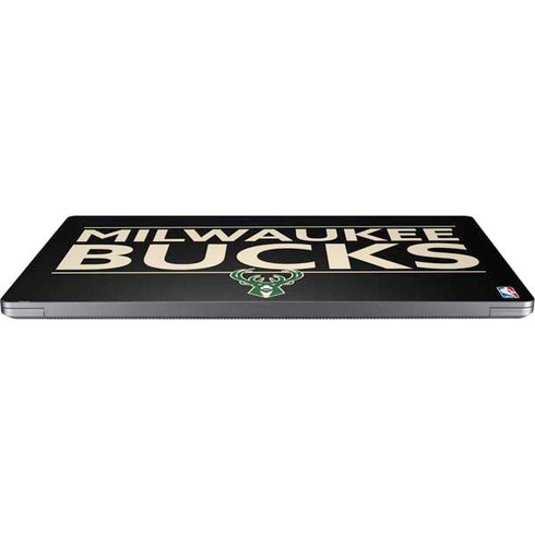 NBA Milwaukee Bucks Standard - Black Universal Laptop 14in (11.4 x 8.2in) Skin