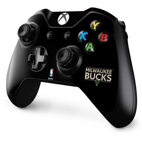 NBA Milwaukee Bucks Standard - Black Xbox One Controller Skin