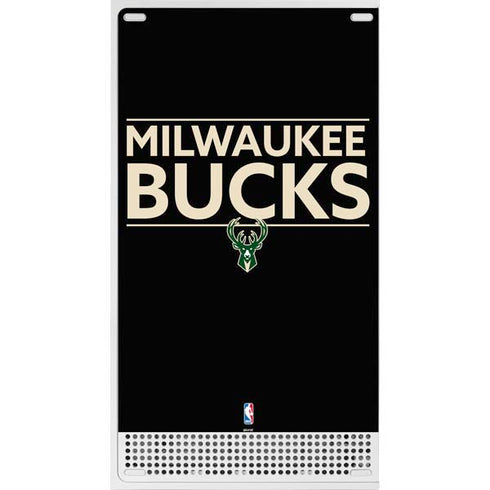 NBA Milwaukee Bucks Standard - Black Xbox Series S Skins