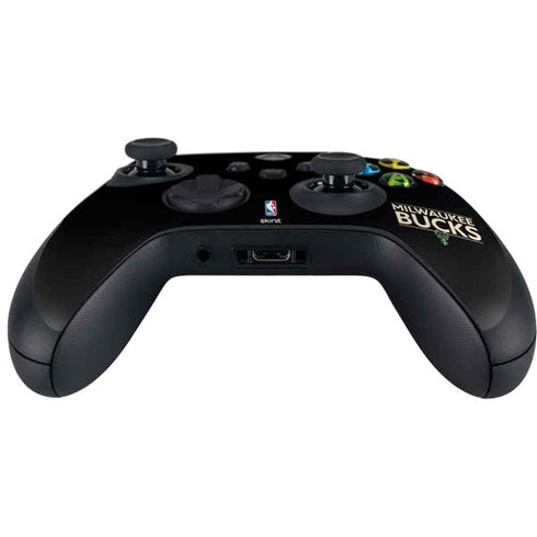 NBA Milwaukee Bucks Standard - Black Xbox Series X Controller Skin