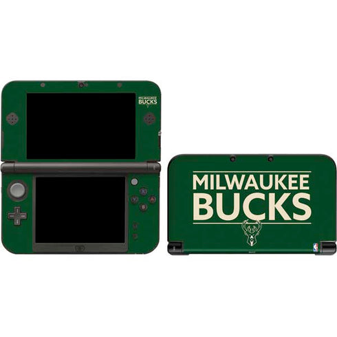 NBA Milwaukee Bucks Standard - Green 3DS XL 2015 Skin
