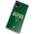 NBA Milwaukee Bucks Standard - Green Galaxy A12 Clear Case