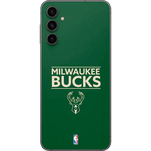 NBA Milwaukee Bucks Standard - Green Galaxy A14 5G Skin